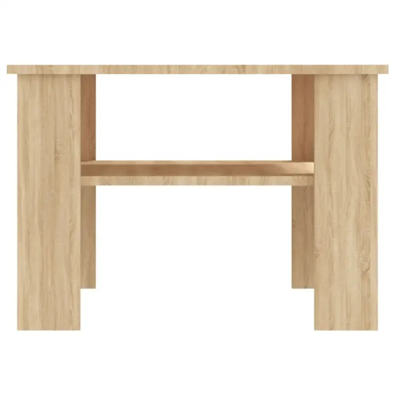 Eenvoudige salontafel van bewerkt hout voor een tijdloze uitstraling - Salontafels