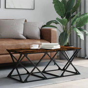 Eerlijke Salontafel met Behandeld Hout voor een elegante woonkamer - Salontafels