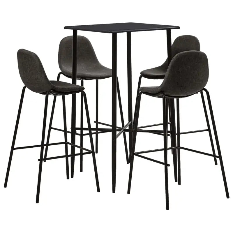 Eetkamerset met levering bevat modern design voor woning en horeca - Donkergrijs / 5 - Eetkamersets