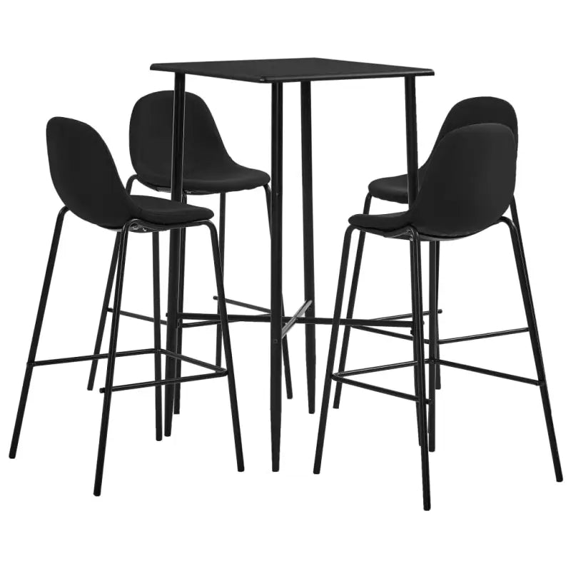 Eetkamerset met levering bevat modern design voor woning en horeca - Zwart / 5 - Eetkamersets