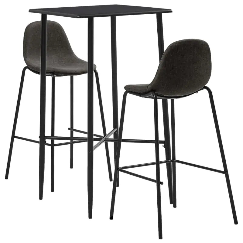 Eetkamerset met levering bevat modern design voor woning en horeca - Donkergrijs / 3 - Eetkamersets