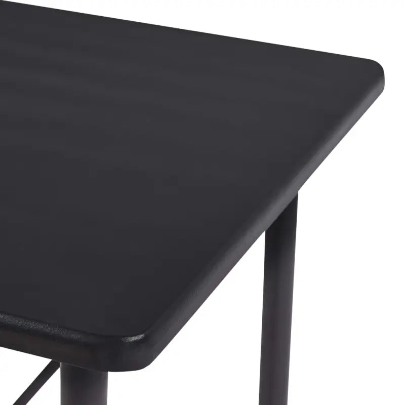 Eetkamerset met levering bevat modern zwart materiaal voor eigentijds interieur - Zwart - Eetkamersets