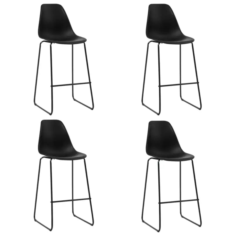 Eetkamerset met levering bevat modern zwart materiaal voor eigentijds interieur - Zwart - Eetkamersets