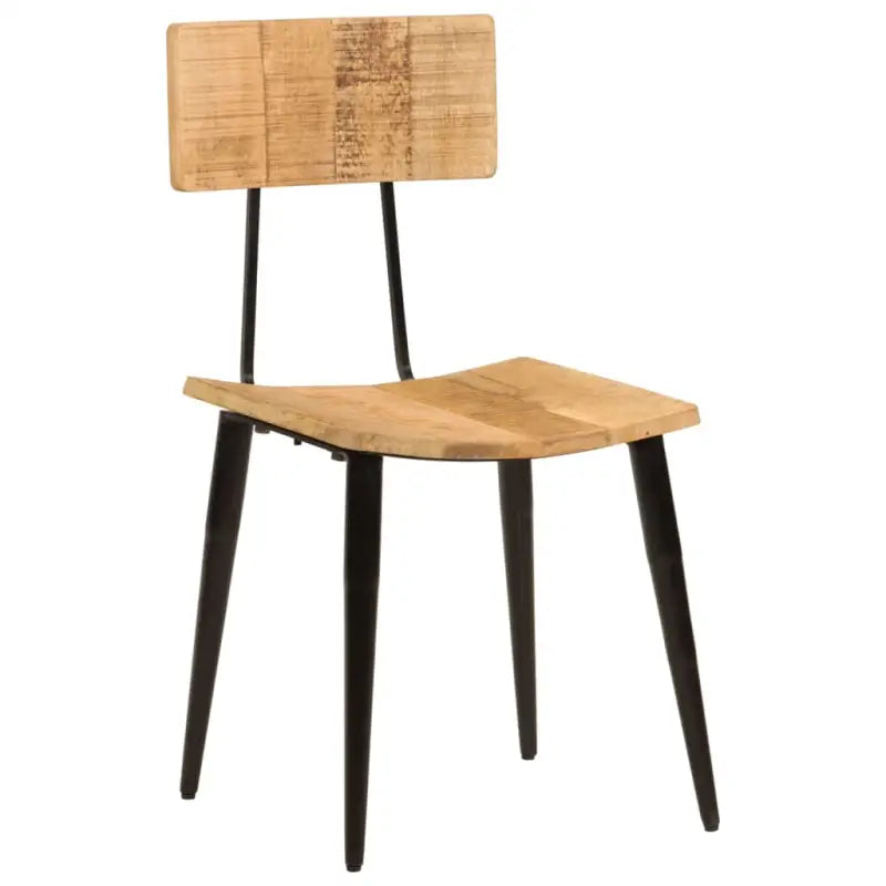 Eetkamerstoelen in antieke stijl van massief mangohout - Eetkamerstoelen