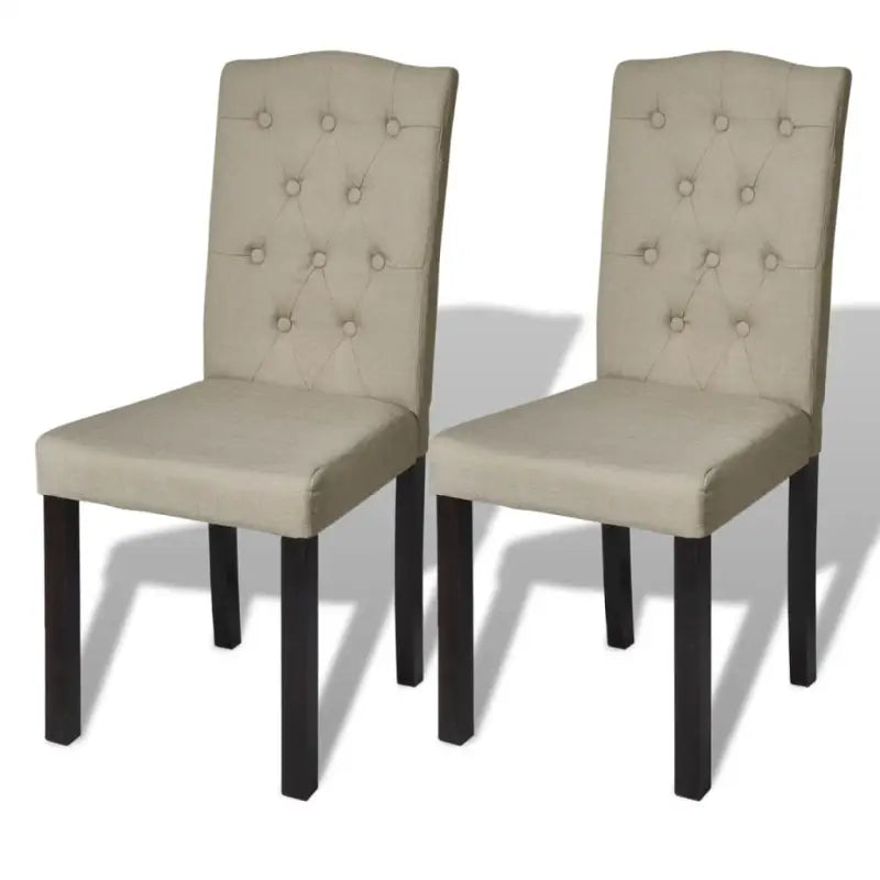 Eetkamerstoelen levering bevat comfortabel en elegant design - Beige / 2 - Eetkamerstoelen