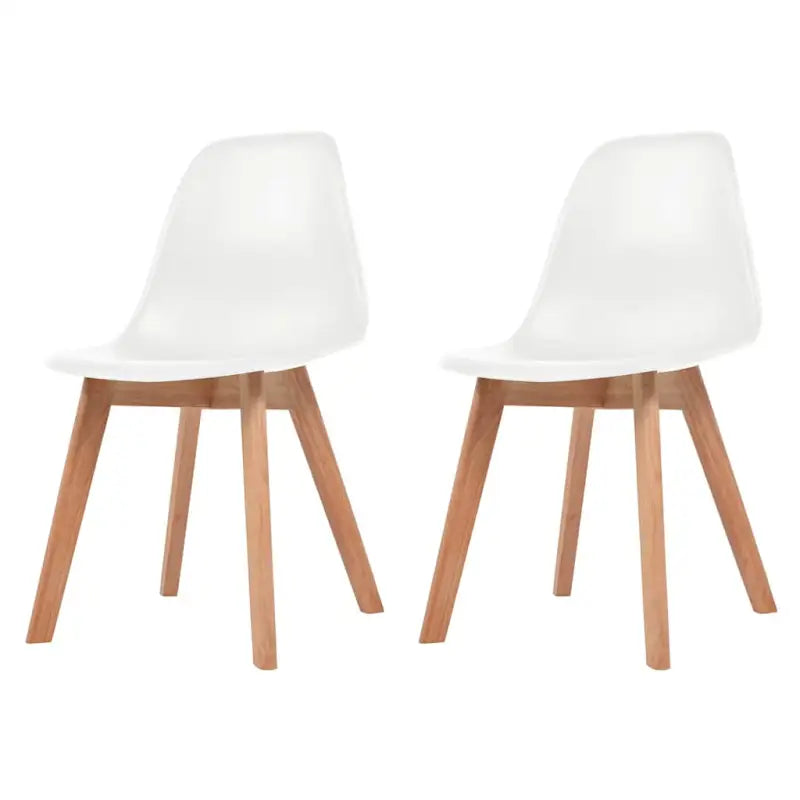 Eetkamerstoelen met elegant ontwerp en levering bevat erg eenvoudig - Wit / 2 - Eetkamerstoelen