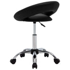 Eetkamerstoelen met graden draaibaar en verchroomd staal design - Eetkamerstoelen