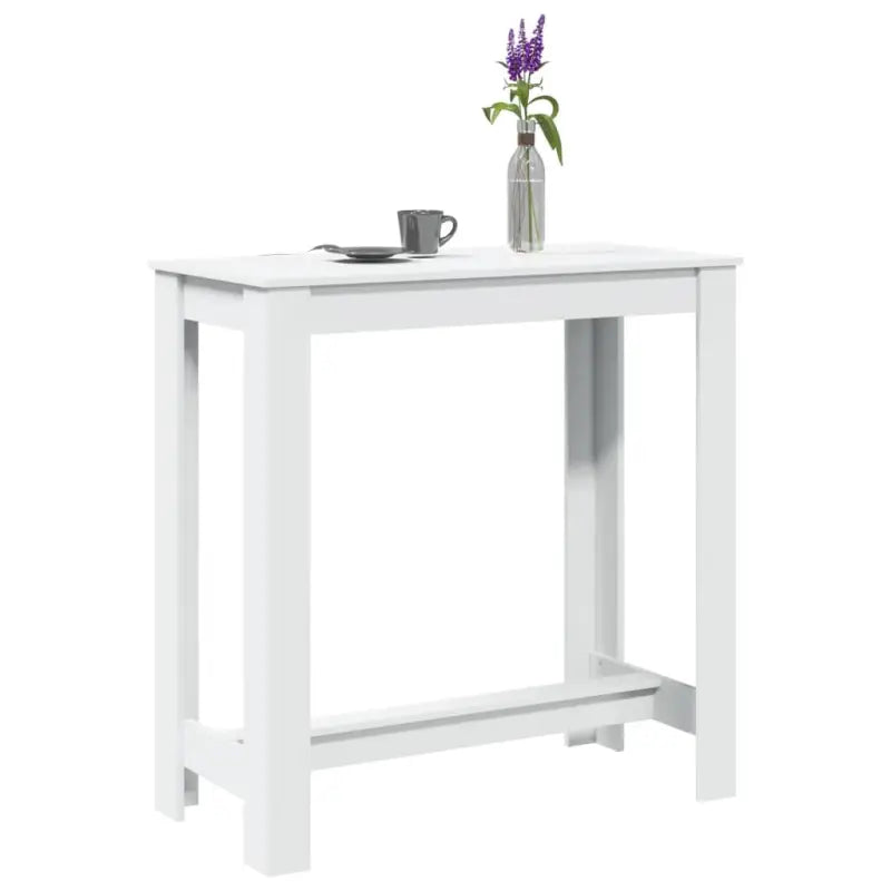 Eettafel met bewerkt hout voor stijl en duurzaamheid in je ruimte - Wit / 1 / 102 cm - Eettafels