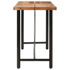 Eettafel met massief acaciahout en ijzeren frame voor gezellige avonden - Eettafels