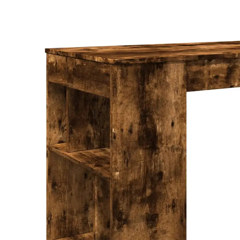 Eettafel van bewerkt hout in gerookt eiken voor stijl en duurzaamheid - Eettafels