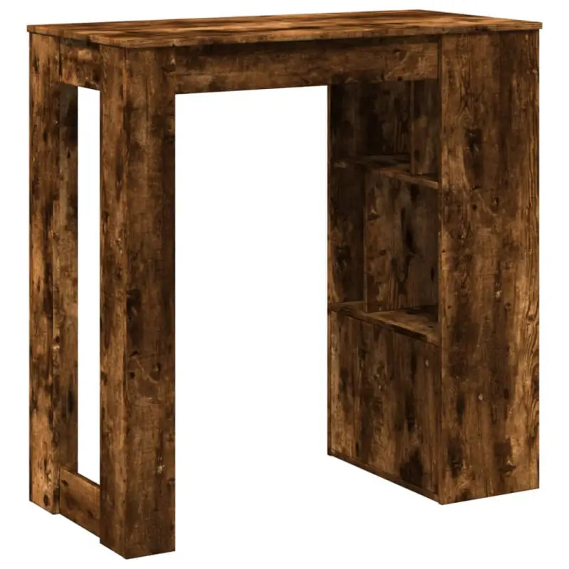 Eettafel van bewerkt hout in gerookt eiken voor stijl en duurzaamheid - Eettafels