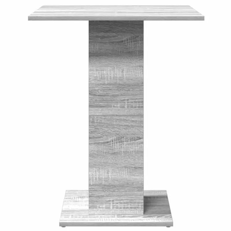 Eettafel van bewerkt hout in grijs Sonoma met eenvoudig schoon onderhoud - Eettafels