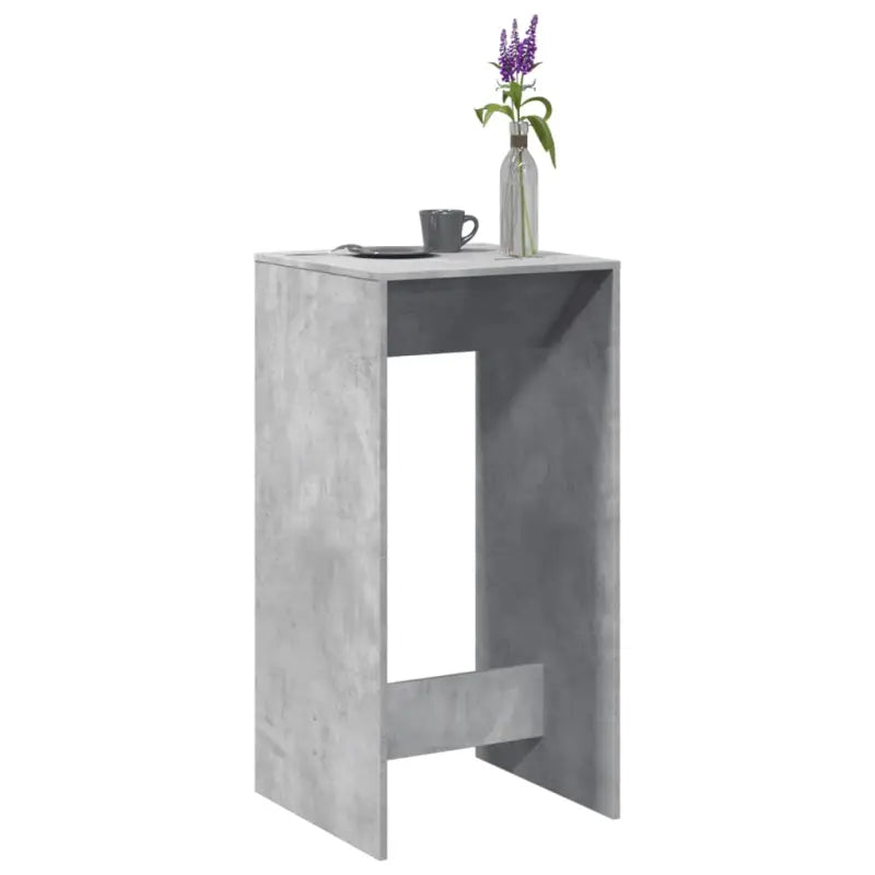 Eettafel van bewerkt hout in Grijs Sonoma voor duurzame stijl - Betongrijs / 1 / 51 cm - Eettafels