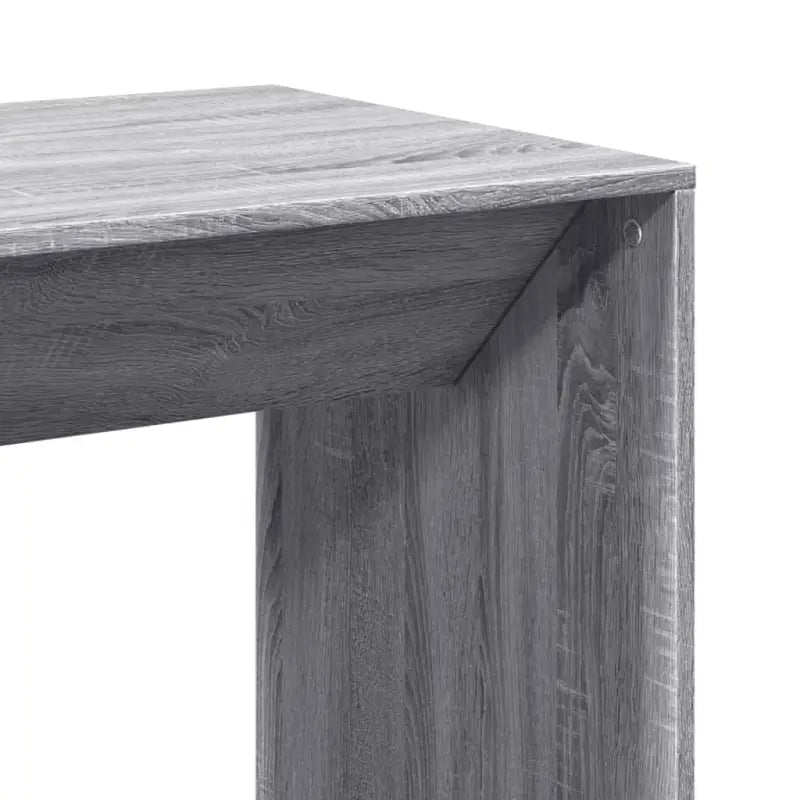 Eettafel van bewerkt hout in Grijs Sonoma voor duurzame stijl - Eettafels