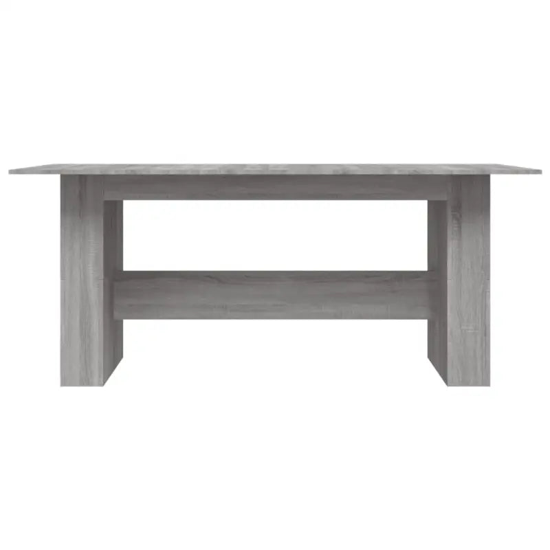 Eettafel van bewerkt hout in grijs Sonoma voor eenvoudig schoon en stijl - Eettafels