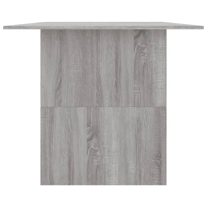 Eettafel van bewerkt hout in grijs Sonoma voor eenvoudig schoon en stijl - Eettafels