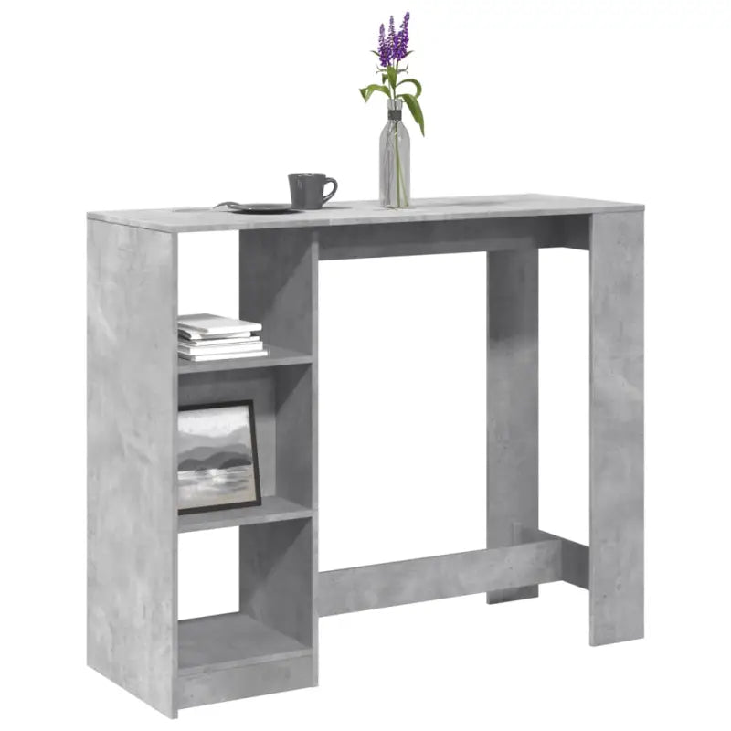 Eettafel van bewerkt hout met duurzame en stabiele afwerking - Betongrijs / 1 - Eettafels