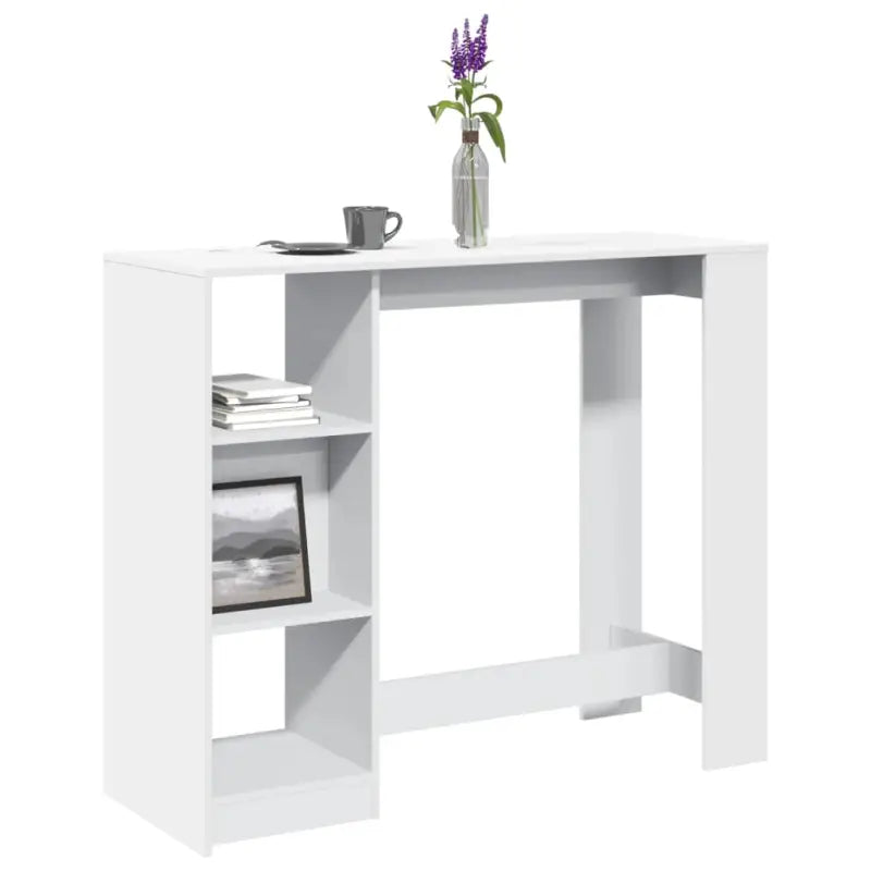 Eettafel van bewerkt hout met duurzame en stabiele afwerking - Wit / 1 - Eettafels