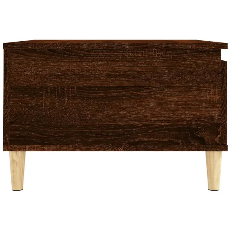 Eettafel van bewerkt hout met massief eucalyptushout voor stijlvolle woonkamer - Salontafels