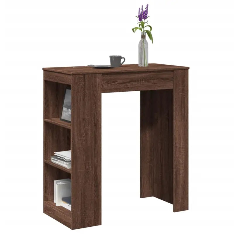 Eettafel van bewerkt hout voor duurzame en stijlvolle ruimtes - bruin eikenkleur / 1 - Eettafels