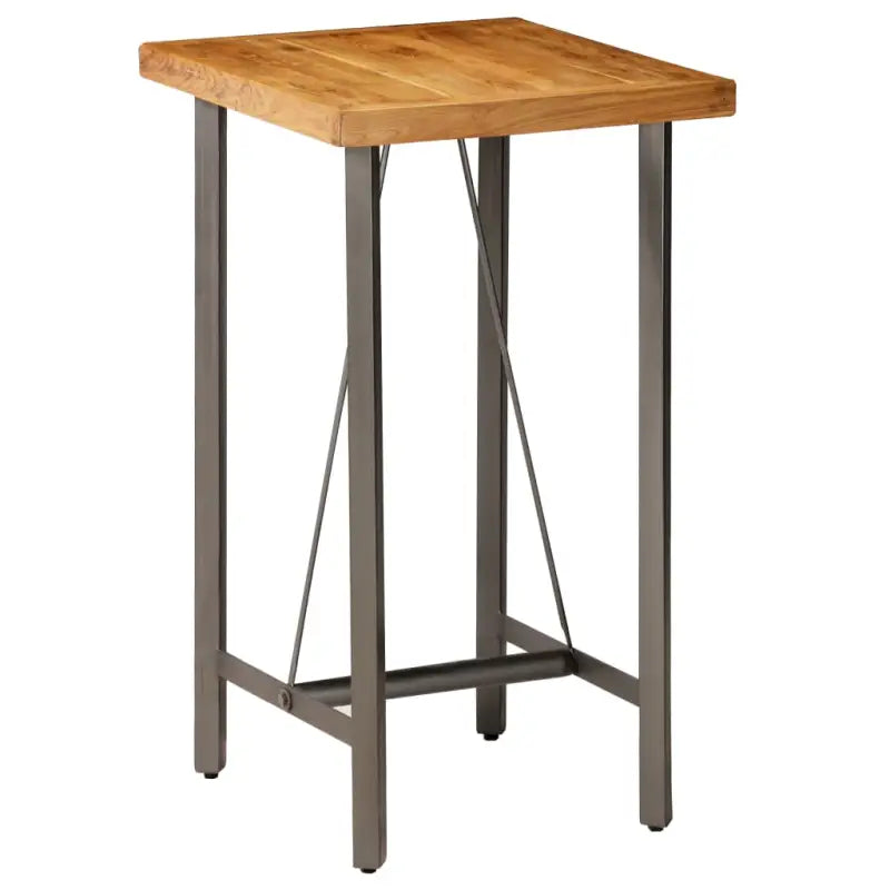 Eettafel van gerecycled teakhout voor een duurzame keukenstijl - 60 x 60 x 107 cm / 1 - Eettafels