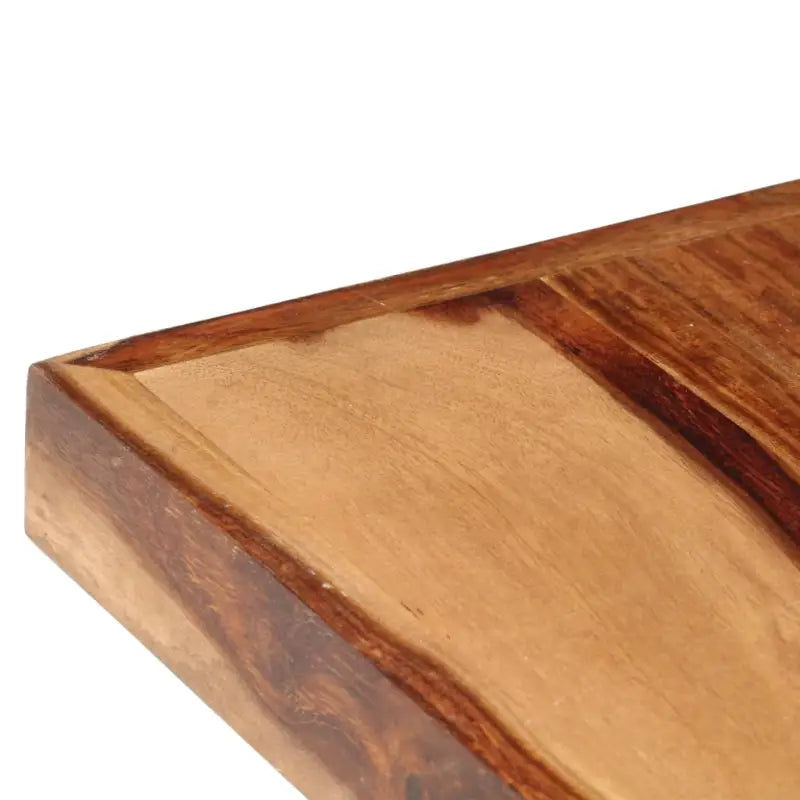 Eettafel van massief acaciahout met industrieel ontwerp - Eettafels