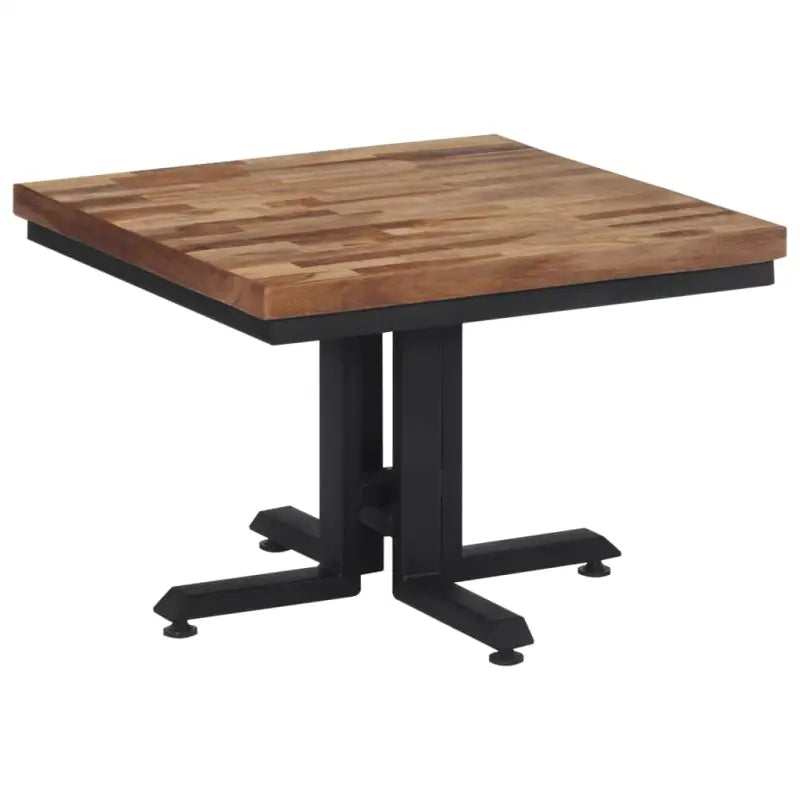 Eettafel van massief gerecycled teakhout met elegante uitstraling - 55 x 55 x 40 cm / 1 / Rechthoekig - Eettafels