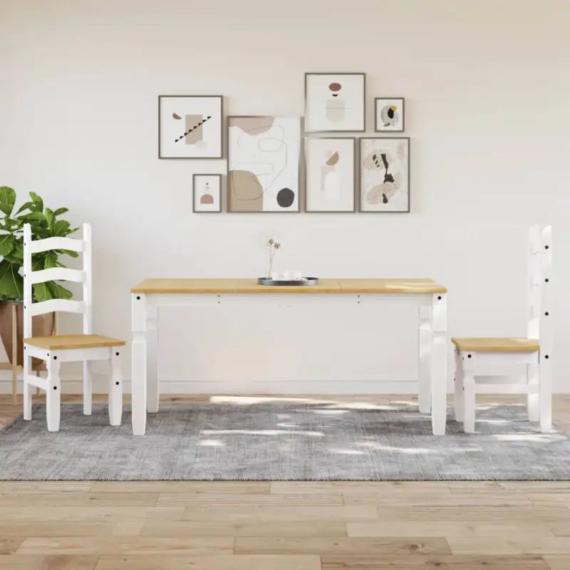 Eettafel van massief grenenhout eenvoudig schoon en stijlvolle uitstraling - Eettafels