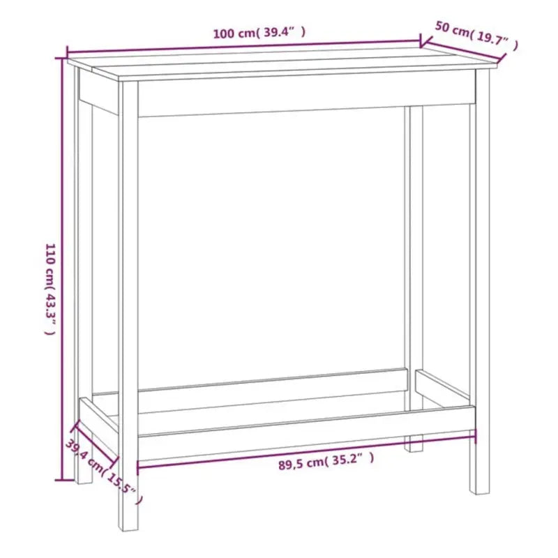 Eettafel van massief grenenhout voor gezellige maaltijden - Eettafels