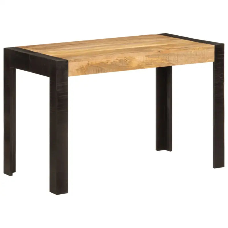 Eettafel van massief ruw mangohout voor een uniek meubelstuk - Bruin / 120 x 60 x 76 cm / 1 - Eettafels