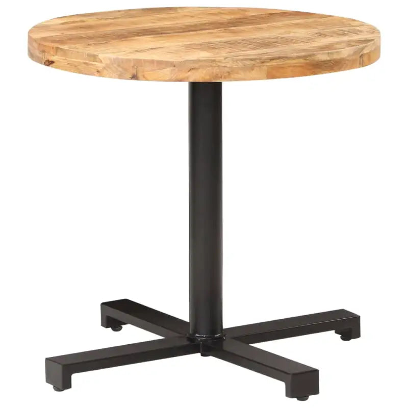 Eettafel van ruw mangohout met natuurlijke afwerking voor binnen en tuin - Eettafels