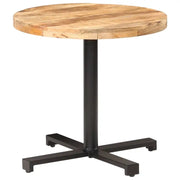 Eettafel van ruw mangohout met natuurlijke afwerking voor binnen en tuin - Eettafels