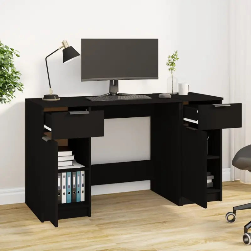 Elegant bureau van bewerkt hout voor studeer- en werkkamers - Bureaus