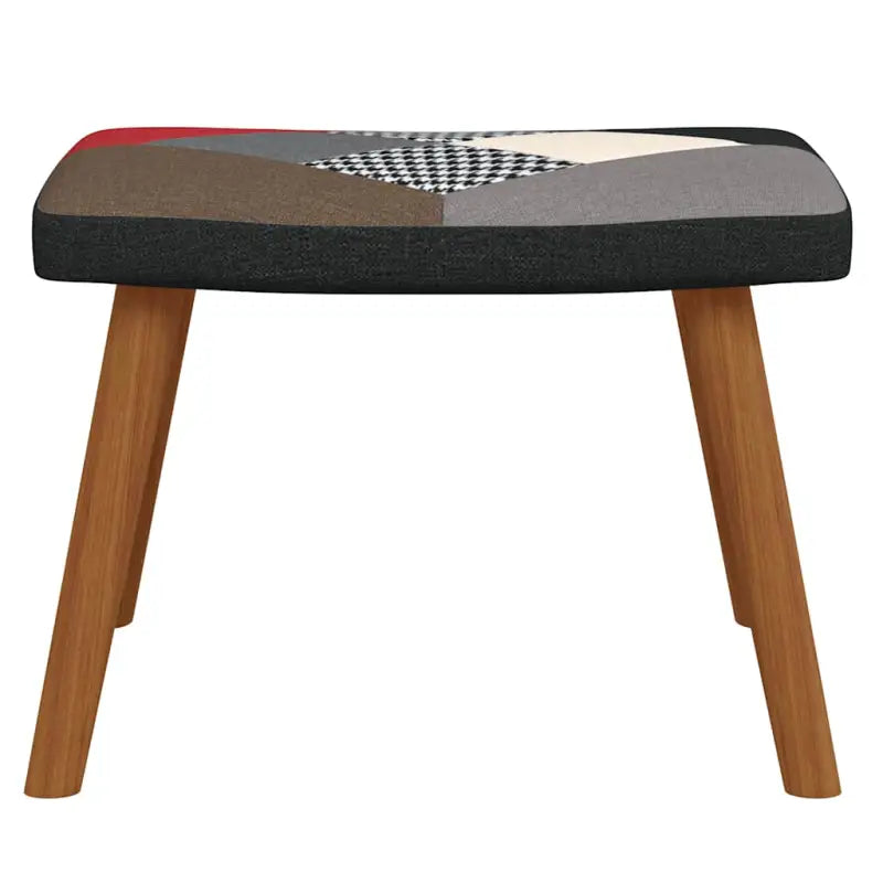 Elegant donker patchwork relaxstoel met modern ontwerp - Fauteuils & Relaxfauteuils