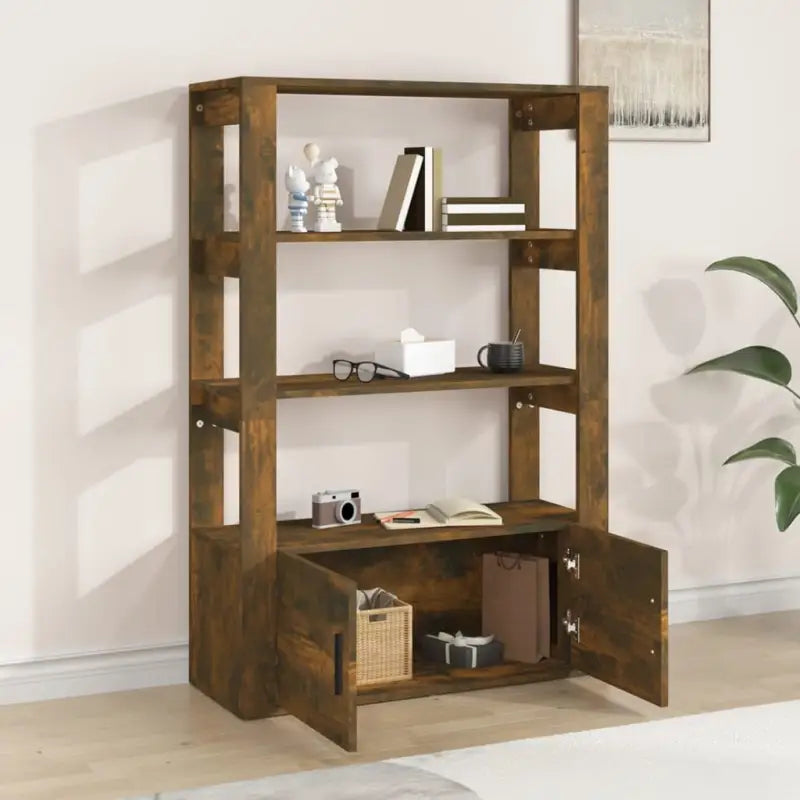 Elegant dressoirs van bewerkt hout voor een stijlvolle woonruimte - Gerookt eiken / 1 - Dressoirs & buffetkasten