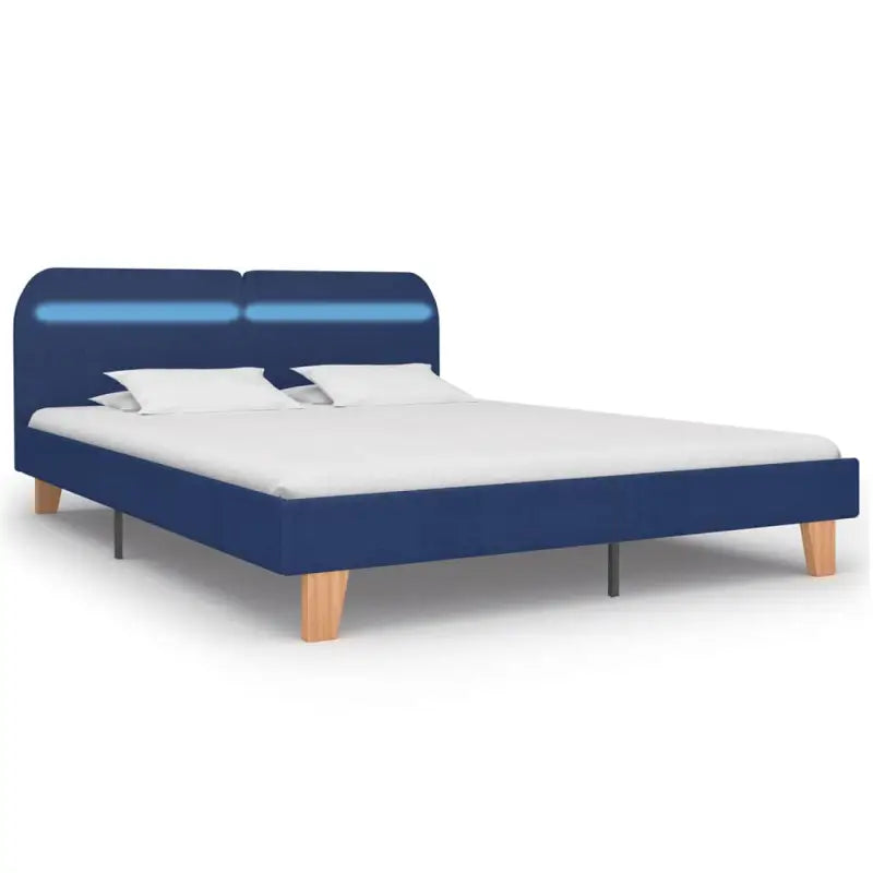 Elegant klassiek bedframe met kleurrijke LED-verlichting - Bedden & bedframes