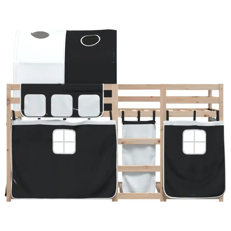 Elegant metalen stapelbed van massief grenenhout voor kleine kamers - Bedden & bedframes