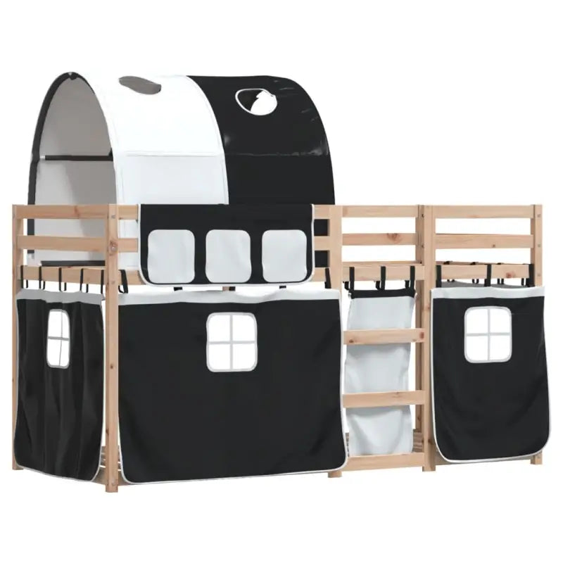Elegant metalen stapelbed van massief grenenhout voor kleine kamers - Bedden & bedframes