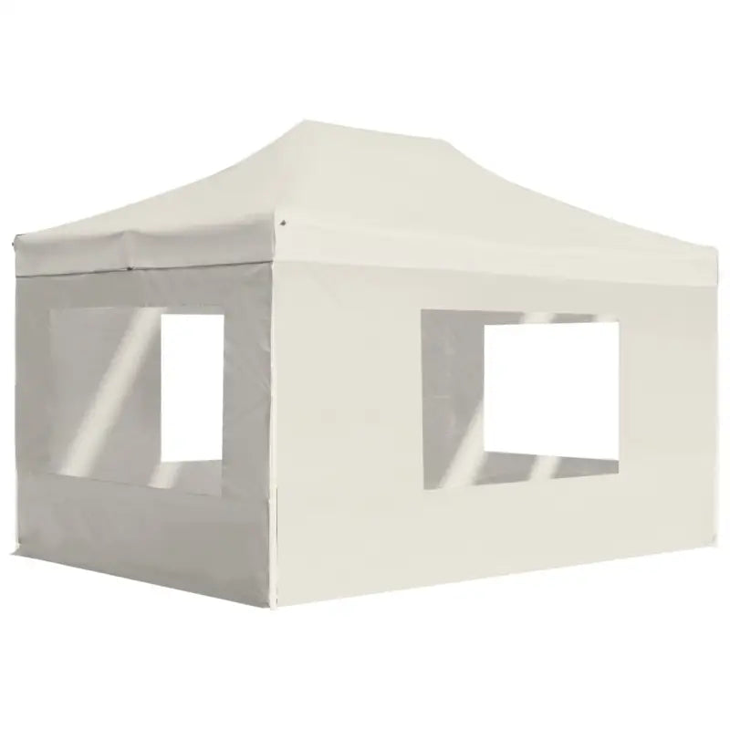Elegant partytent met oxford stof en pvc ramen voor zware regen - Crème / 4.5 x 3 m / 1 - Partytenten & prieëlen