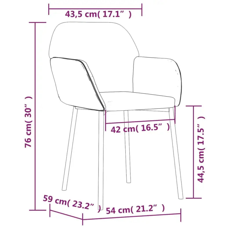 Elegante eetkamerstoelen met luxe fluweel voor comfort en stijl - Eetkamerstoelen