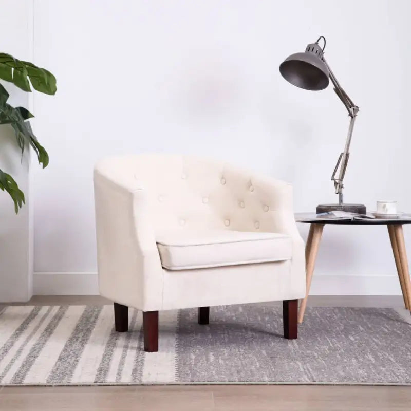 Elegante fauteuil voor een luxe inrichting van je interieur - Beige / 1 - Fauteuils & Relaxfauteuils