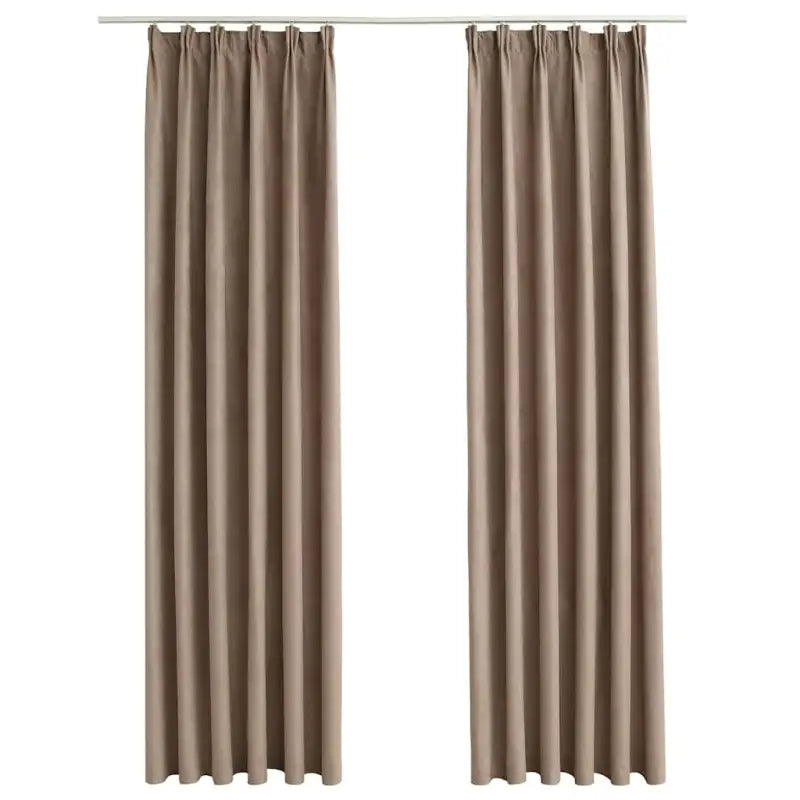 Elegante gordijnen met metalen haken inclusief levering voor woonkamer en slaapkamer - Gordijnen & vitrages