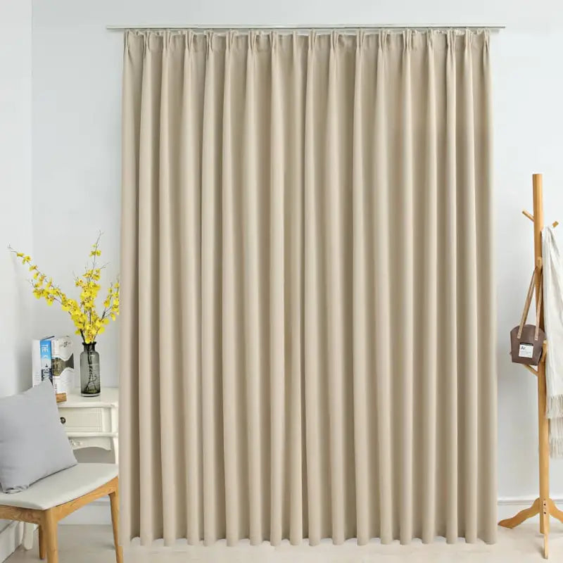 Elegante gordijnen met metalen haken voor privacy en stijl in huis - Gordijnen & vitrages