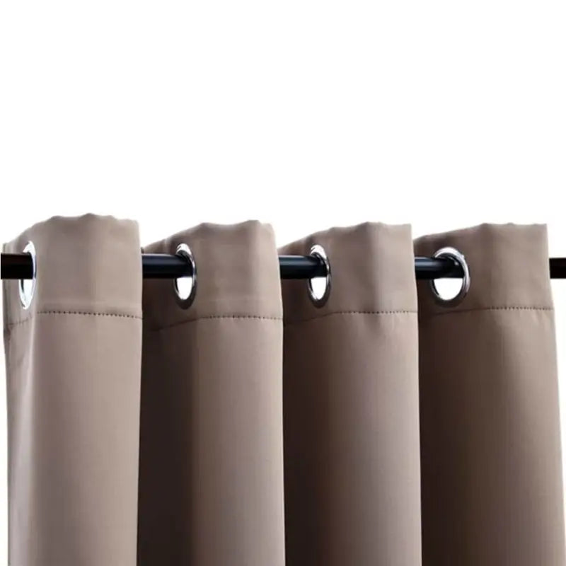 Elegante gordijnen met metalen ringen voor privacy en lichtblokkering levering bevat - Gordijnen & vitrages