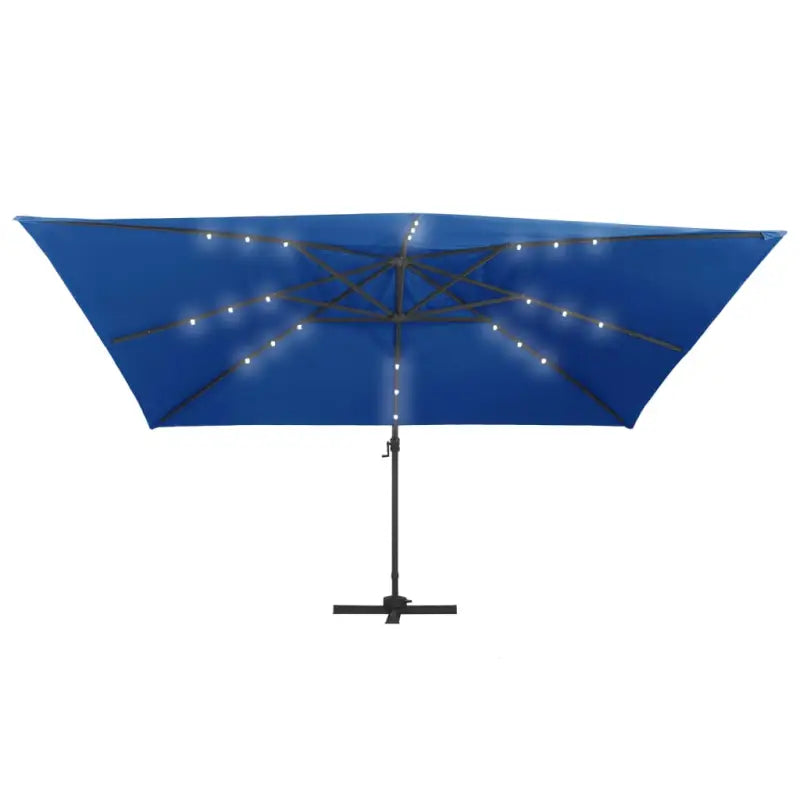 Elegante hangende parasol met gepoedercoat aluminium en aluminium paal - Parasols en zonneschermen