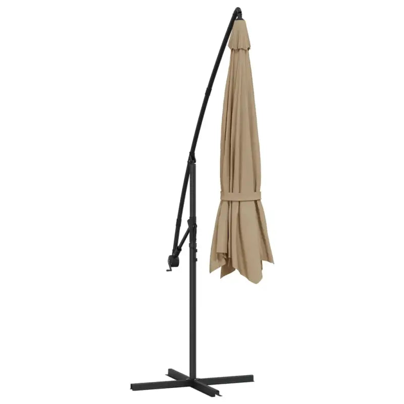 Elegante hangende parasol met metalen paal voor schaduw en UV-bescherming - Parasols en zonneschermen
