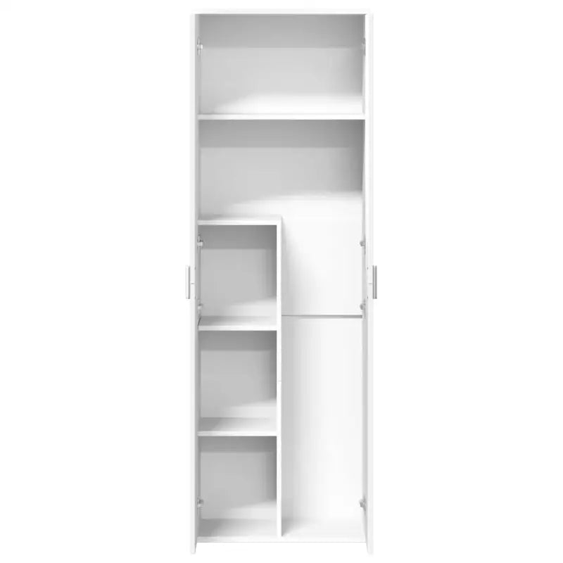 Elegante hoge kast van bewerkt hout die gemakkelijk schoon te maken - Opbergkasten & lockerkasten