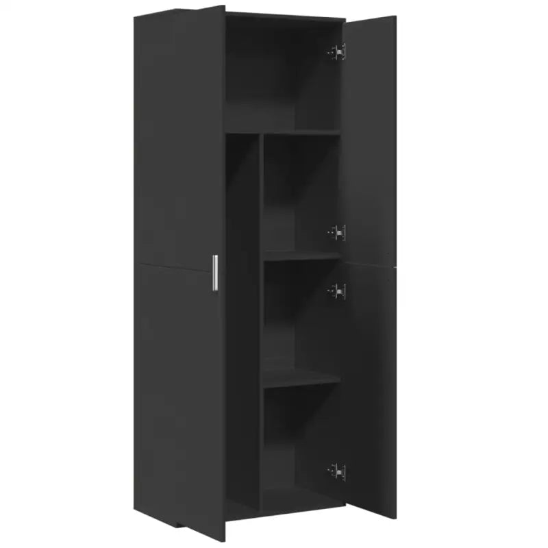 Elegante hoge kast van bewerkt hout die gemakkelijk schoon te maken - Opbergkasten & lockerkasten