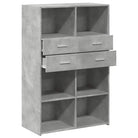 Elegante hoge kast van bewerkt hout voor een stijlvolle inrichting - Dressoirs & buffetkasten