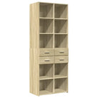 Elegante hoge kast van bewerkt hout voor jouw bestaande interieur - Dressoirs & buffetkasten